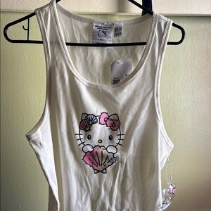 Hello Kitty White Tank Top